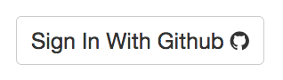 Sign in with Github